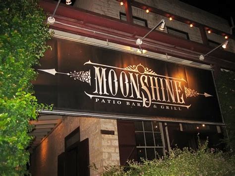 Moonshine austin - Past meets present at Moonshine, which serves updated comfort food classics in a 19th-century space. ... 401 East 6th St., Austin, TX. The Jackalope. 404 E 6th St, Austin, TX. El Naranjo. 85 ...